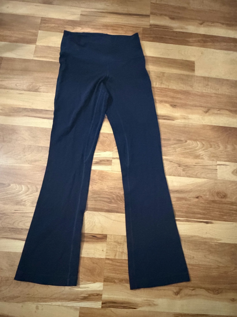 lululemon athletica Black Boot-Cut Yoga Pants